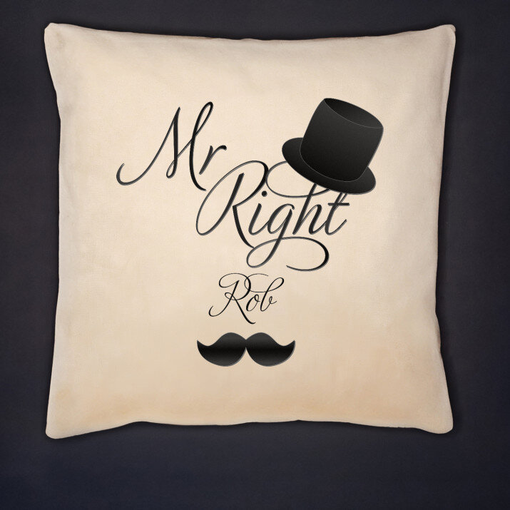 Mr right - Kussen