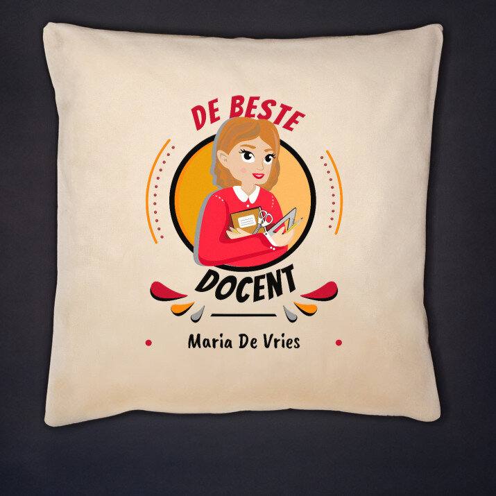 De beste docent - Kussen