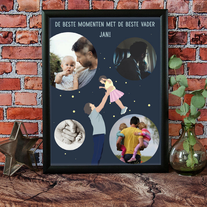 De beste momenten met de beste vader meisje - Collage