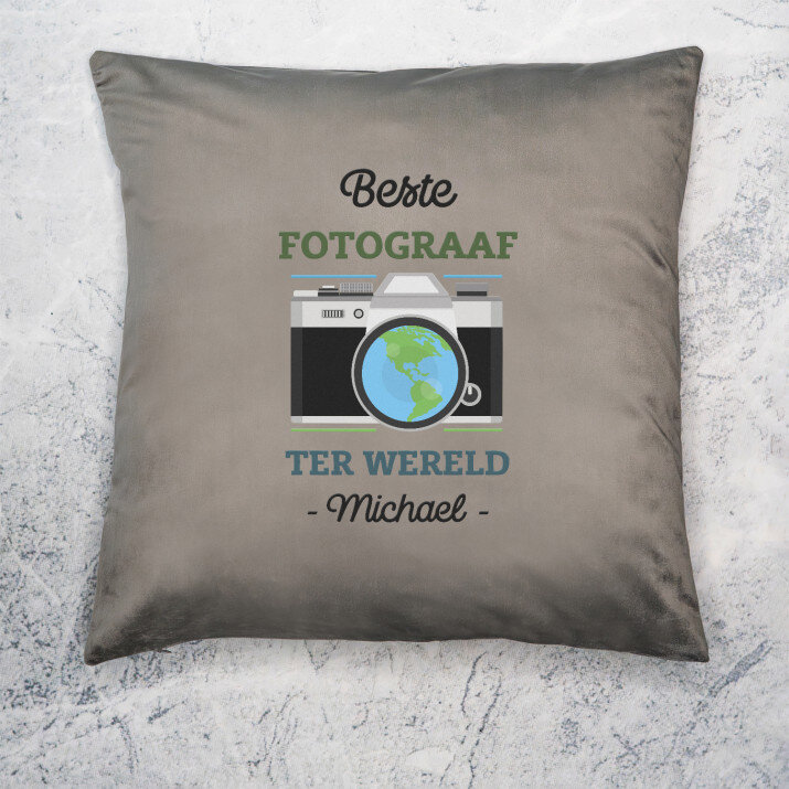 Beste fotograaf - Kussen