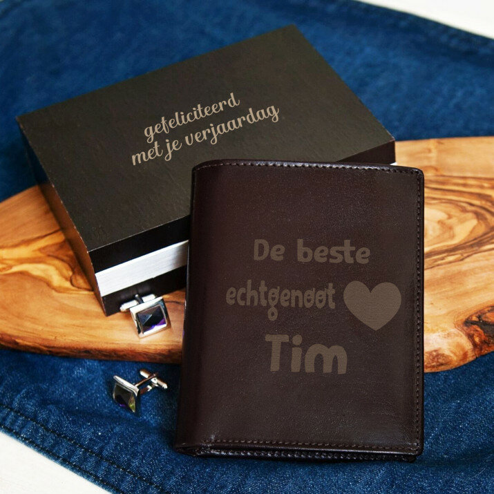 De beste echtgenoot - Leren portemonnee