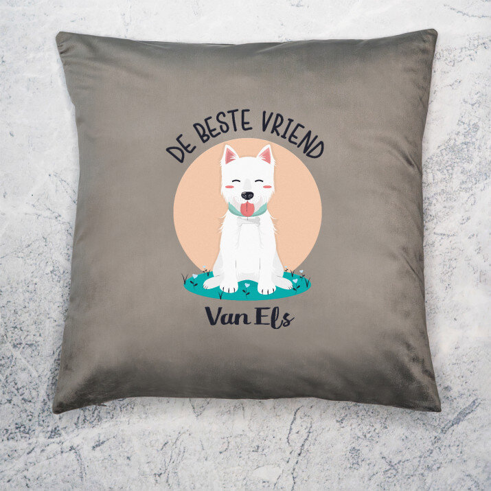 de beste vriend - Kussen