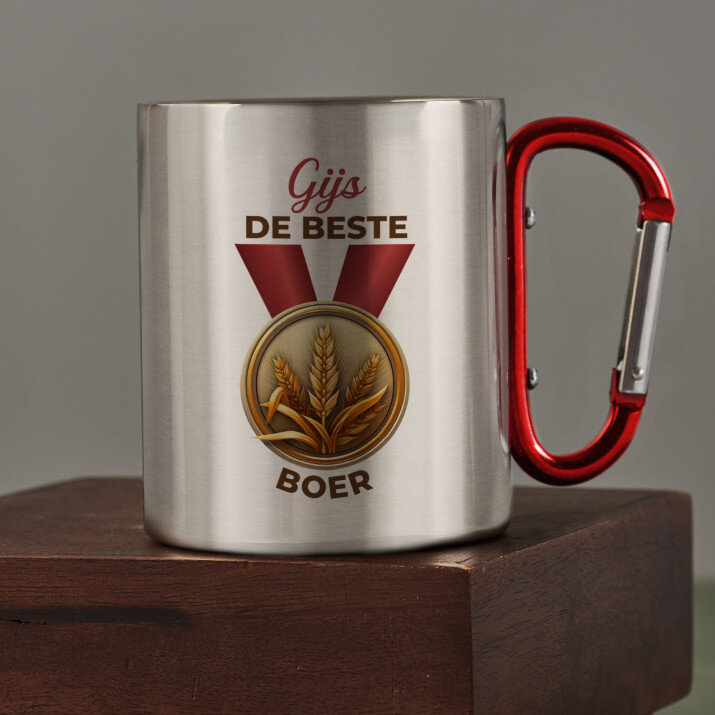 De beste boer - Stalen mok De beste boer - Stalen mok
