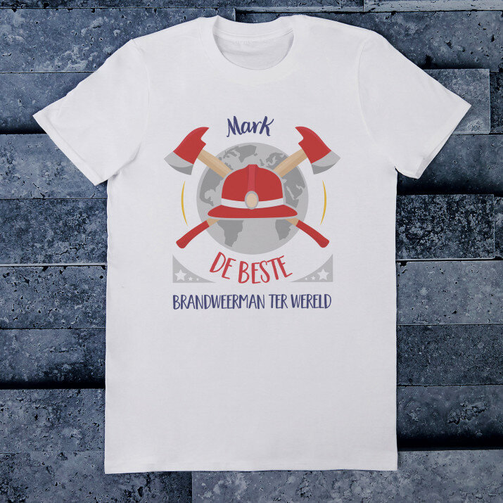 DE BESTE BRANDWEERMAN TER WERELD - Heren t-shirt