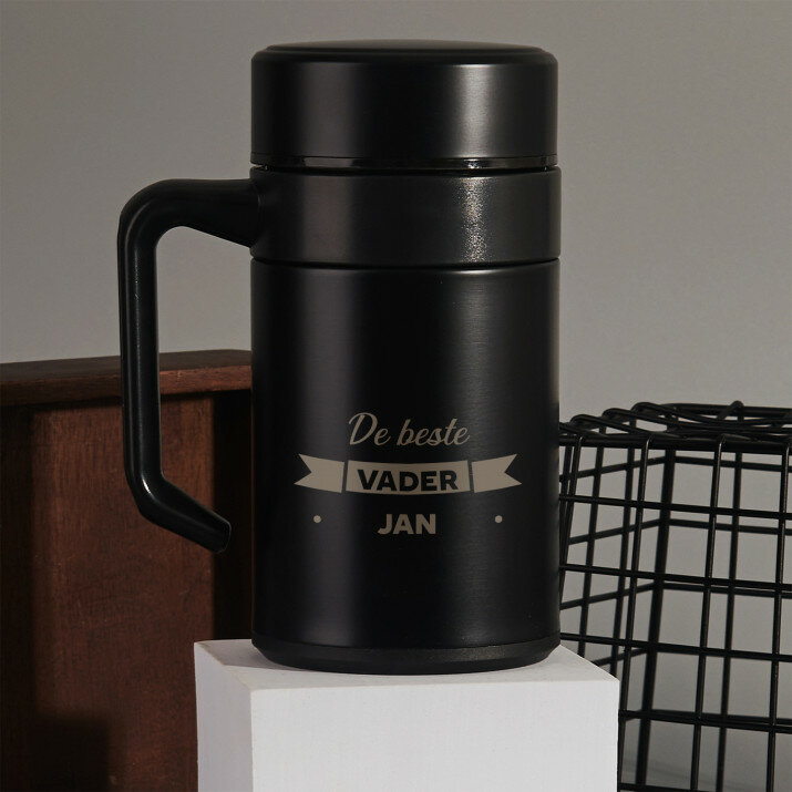 De beste vader - Thermische mok met handvat