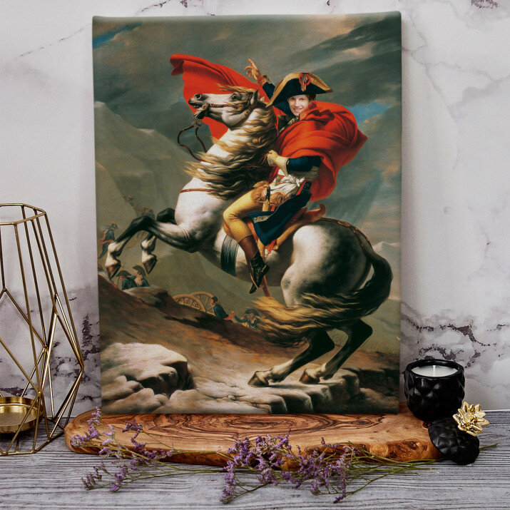 Napoleon op paard - Koninklijk portret