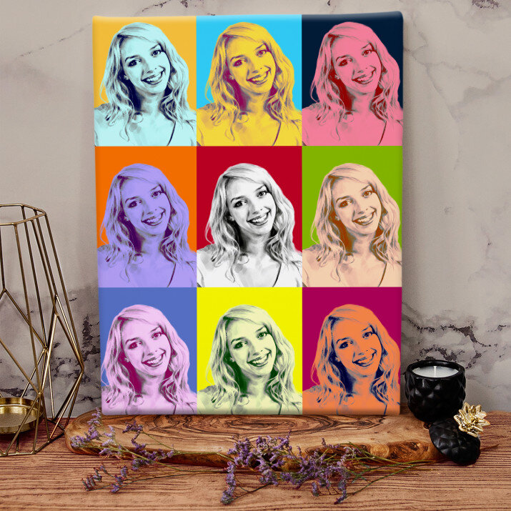 Krant Pop Art - Stijlvol portret