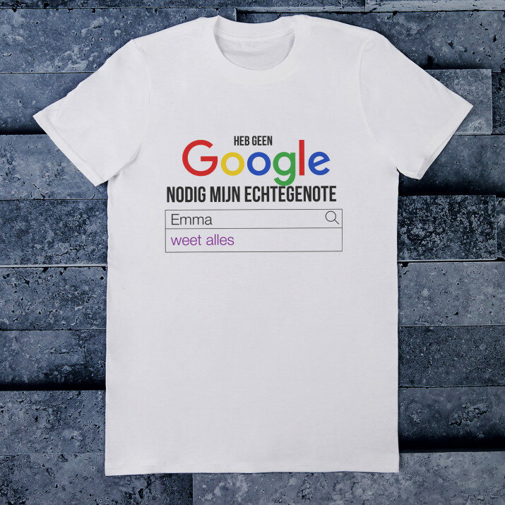 Heb geen google nodig - Heren t-shirt