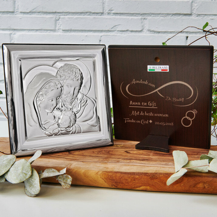 oneindige liefde - Zilveren Beeld- De Heilige Familie- Vierkant