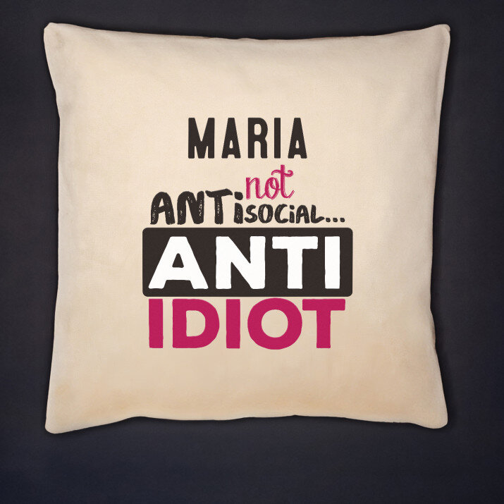Not antisocial - Kussen