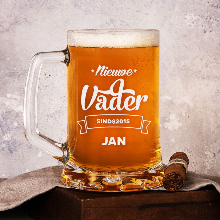 Nieuwe vader - Bierpokal