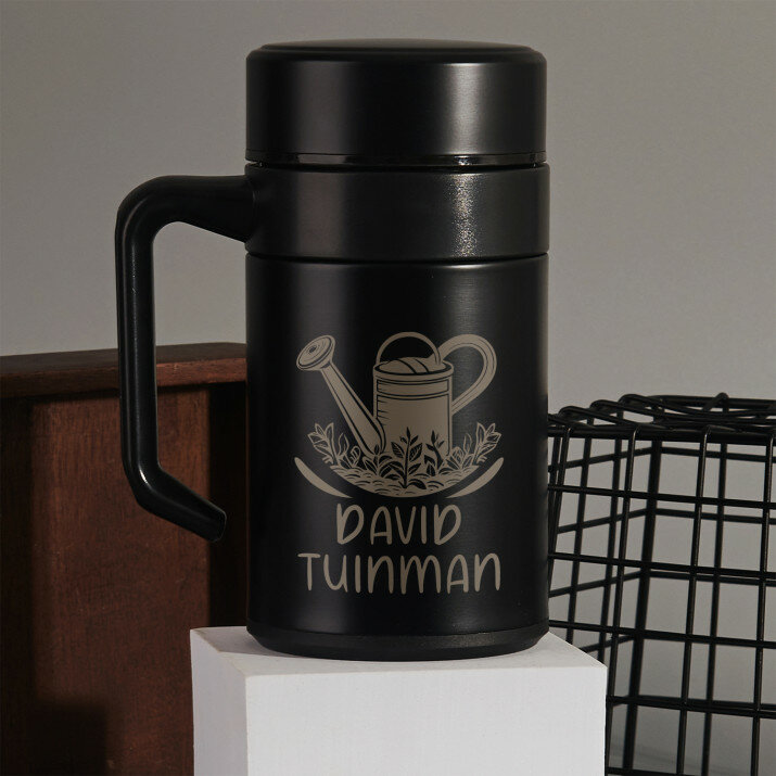 Tuinman - Thermische mok met handvat