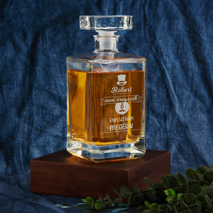Hij verouderd niet - Whisky karaf 0,7L