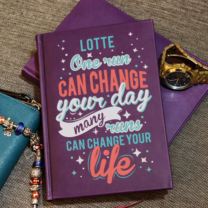 One run can change your day - Notitieboek