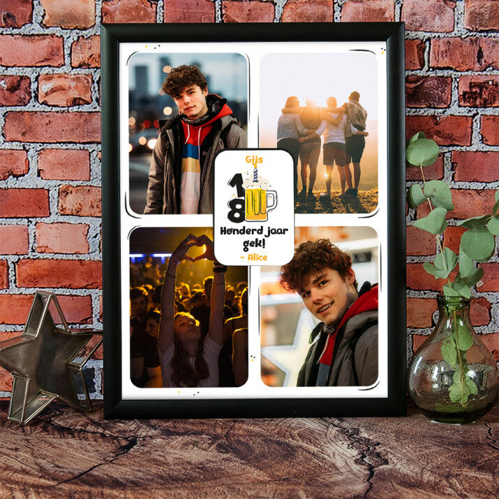 achttien - honderd jaar gek - Collage