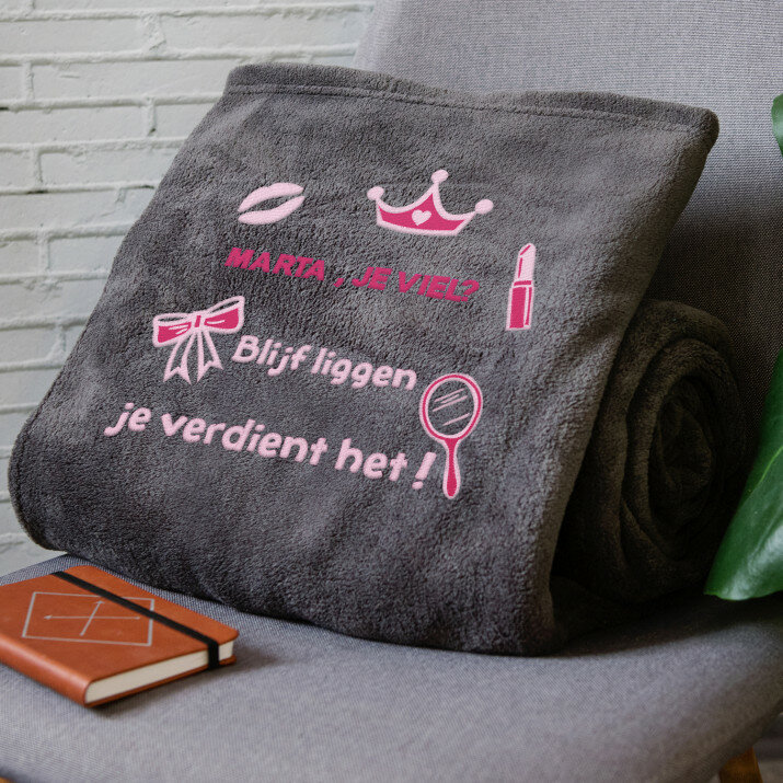 Je viel, blijf liggen - Dekens