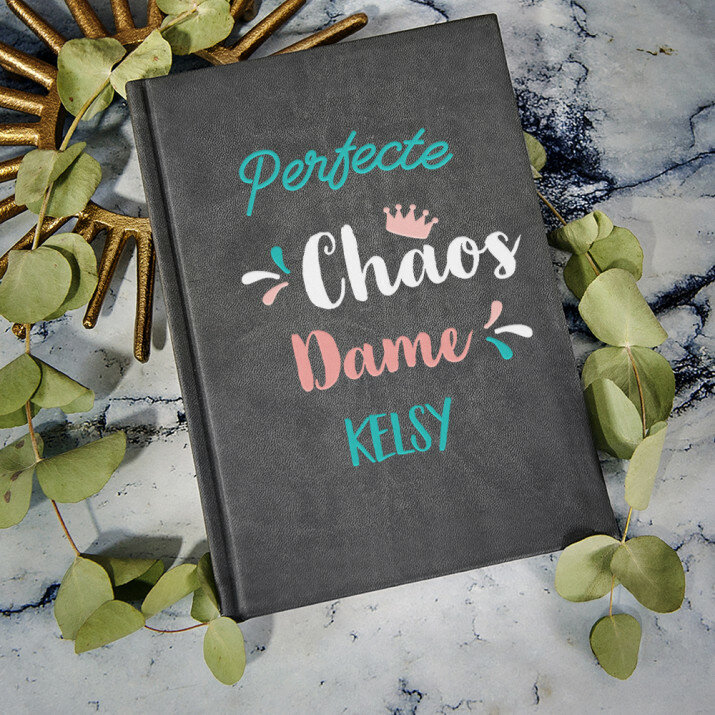 Perfecte chaos dame - Notitieboek