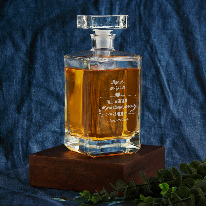 Geweldige jaren samen - Whisky karaf 0,7L