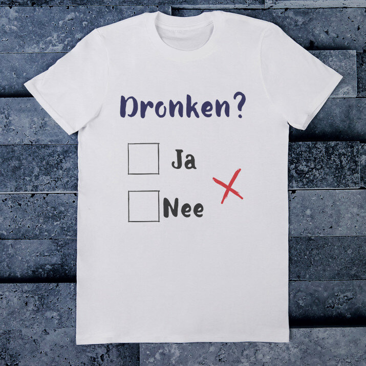 Dronken - Heren t-shirt