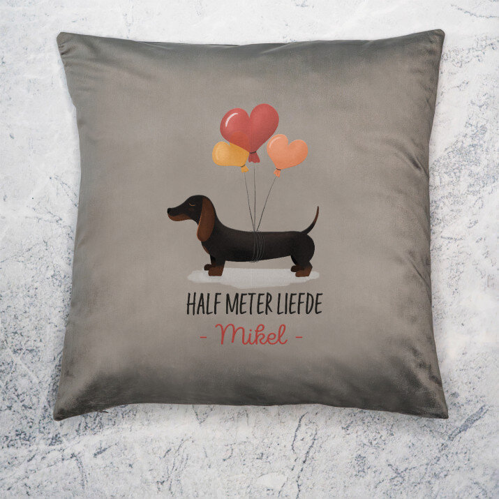 half meter liefde - Kussen