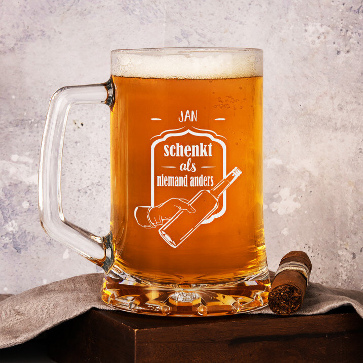 schenkt als niemand anders - Bierpokal
