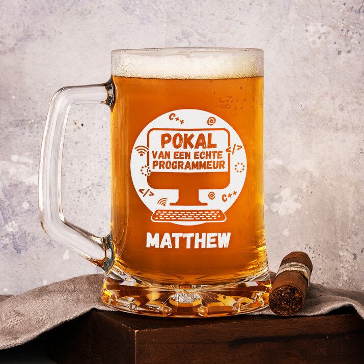 een echte programmeur - Bierpokal