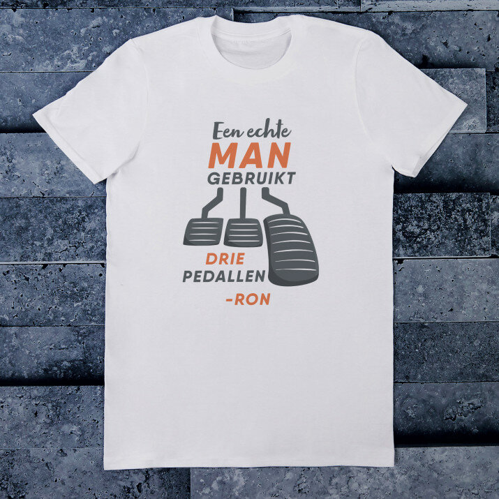 Een echte man - Heren t-shirt
