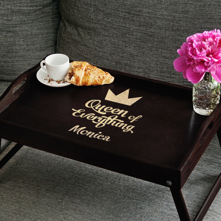 Queen of everything - Ontbijt dienblad