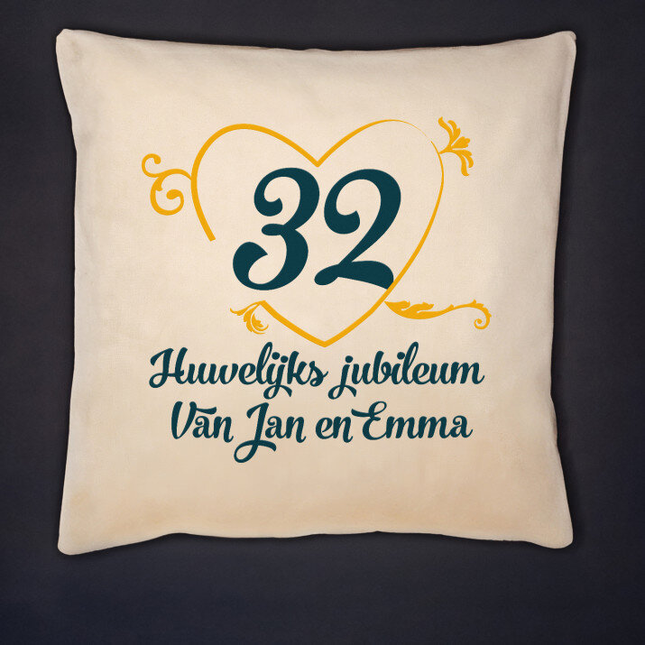Huwelijksjubileum - Kussen