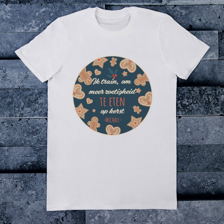 ZTOETIGHEID OP KERST - Heren t-shirt