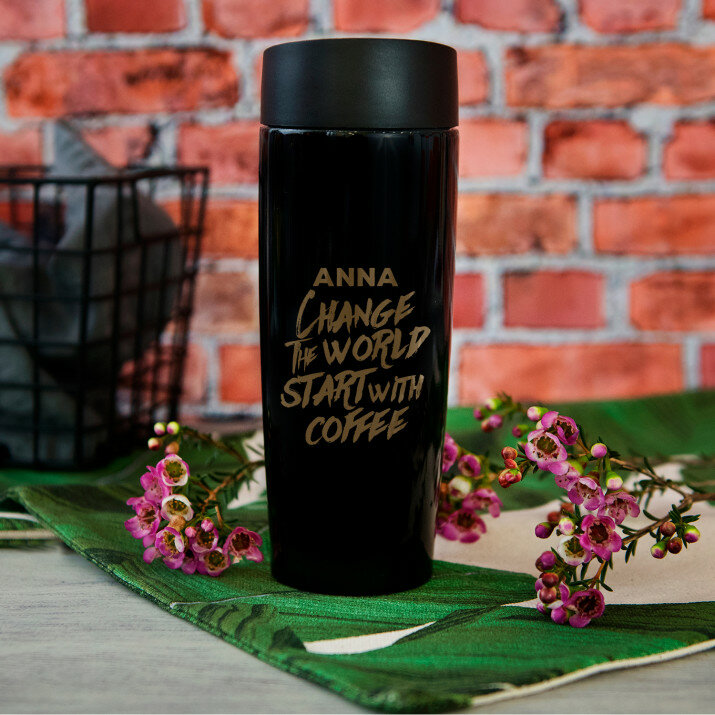 Start with coffee - Thermische mok