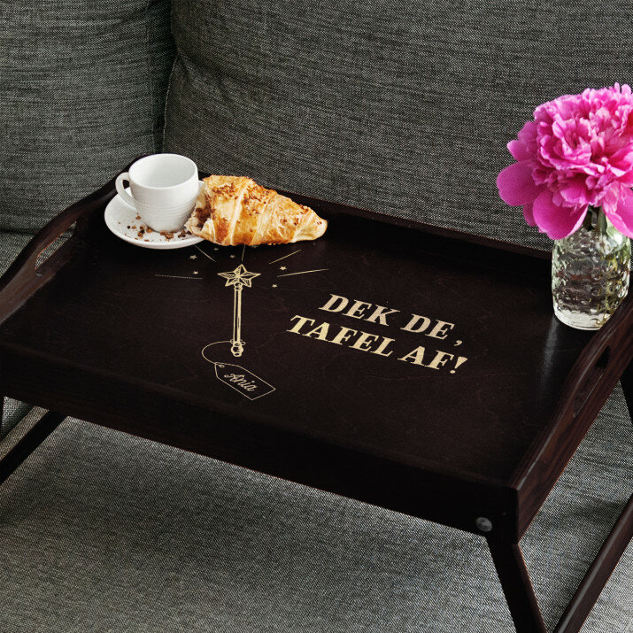 Dek de tafel af - Ontbijt dienblad