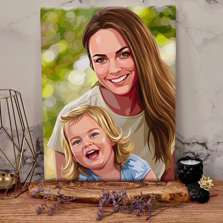 Vectorstijl - Stijlvol portret