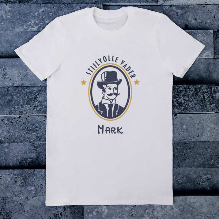 Stijlvolle vader - Heren t-shirt