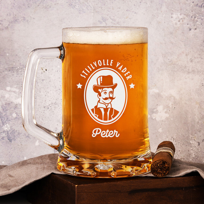 stijlvolle vader - Bierpokal