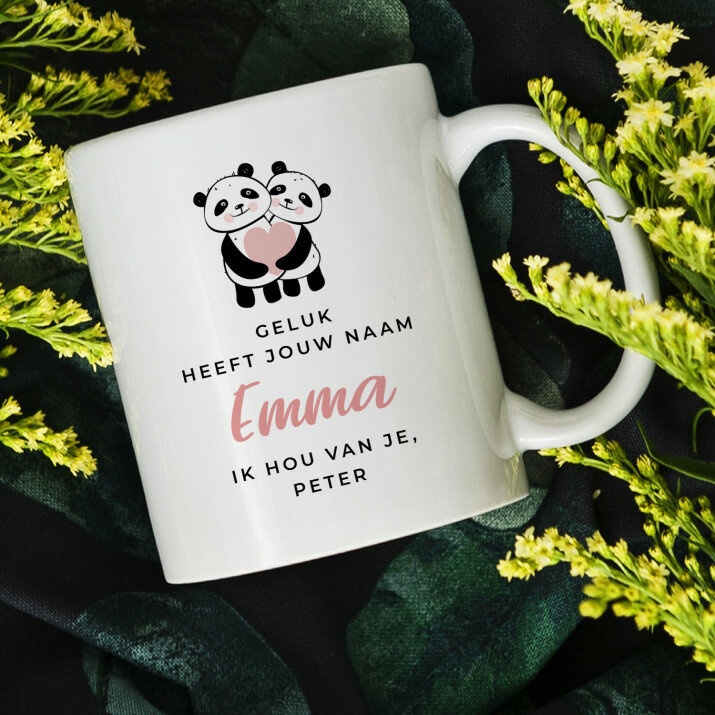 GELUK heeft jouw naam - Mok