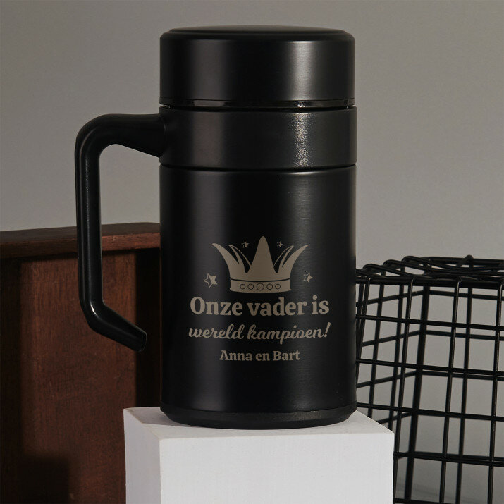 Vader wereld kampioen - Thermische mok met handvat