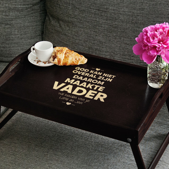 Vader - Ontbijt dienblad