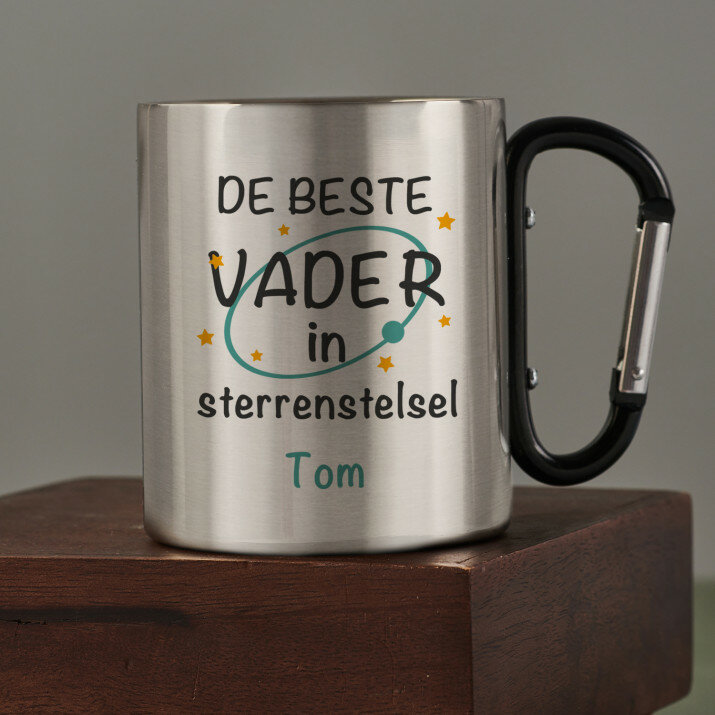 Vader in sterrenstelsel - Stalen mok