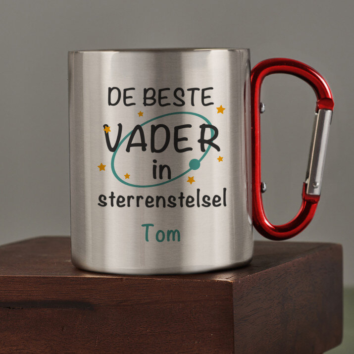Vader in sterrenstelsel - Stalen mok