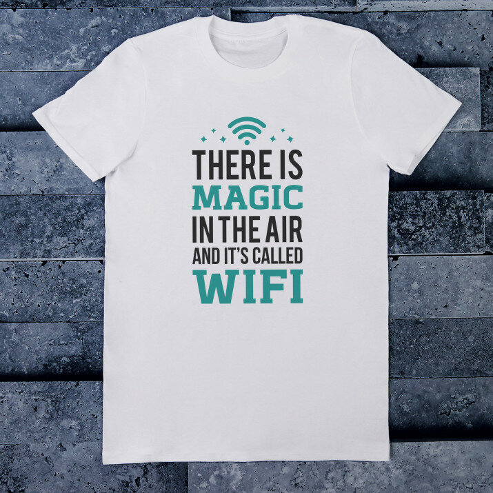Wifi - Heren t-shirt