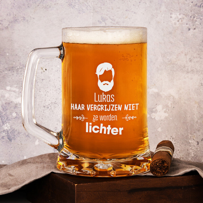 HAREN VERGRIJZEN NIET - Bierpokal