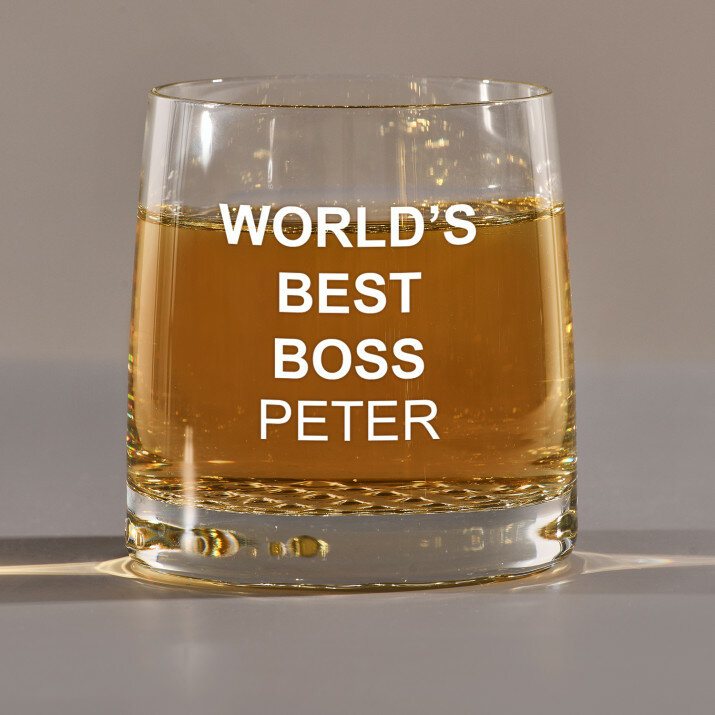World`s best boss - Whiskyglazen