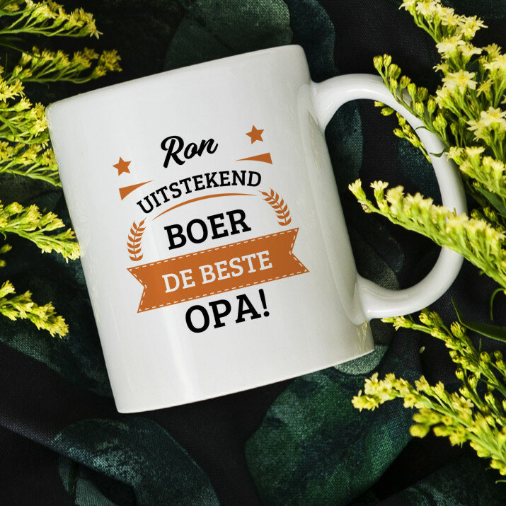 Uitstekend boer de beste opa - Mok