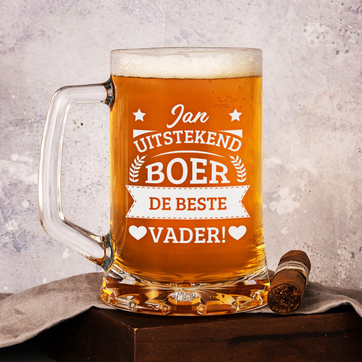 Uitstekend boer de beste vader - Bierpokal