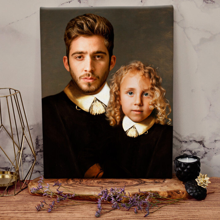 Verfijnd duo - Koninklijk portret Verfijnd duo - Koninklijk portret