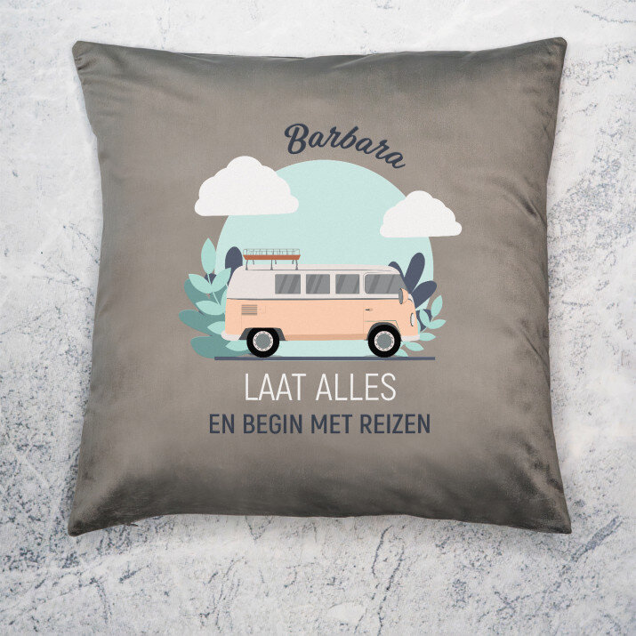 begin met reizen - Kussen
