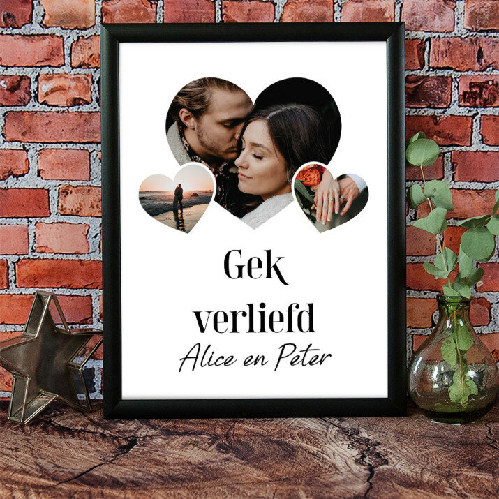 gek verliefd - Collage