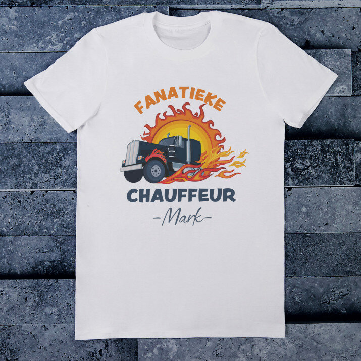 Fanatieke chauffeur - Heren t-shirt