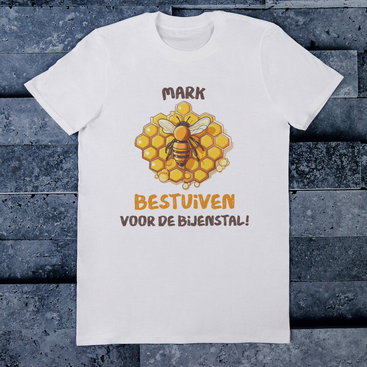 Bestuiven voor de bijenstal - Heren t-shirt